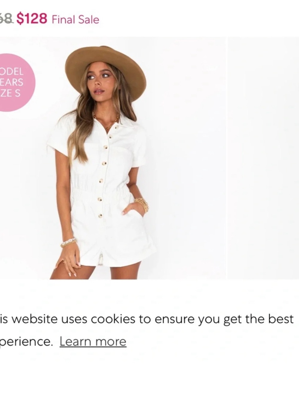 Show me your mumu Cannon Romper NWT